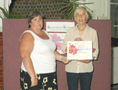 Ms Davidson, winner of Best Community Area