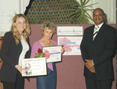 Ms D'Orso, winner of  Best Photograph (adults)